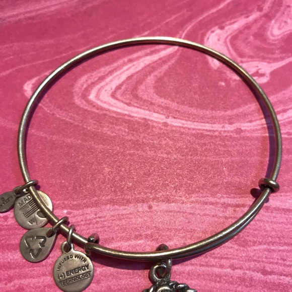 Alex and Ani Anchor Bangle Bracelet - Silver - Picture 3 of 4